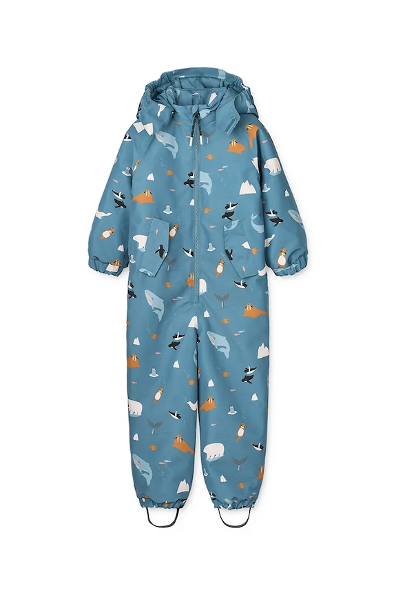 Παιδική ολόσωμη φόρμα Liewood Maddy Snowsuit LW20051.9BYA μπλε AW25
