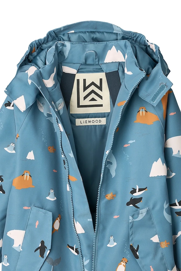 Παιδική ολόσωμη φόρμα Liewood Maddy Snowsuit μπλε LW20051.9BYA