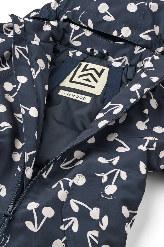 Παιδική ολόσωμη φόρμα Liewood Maddy Snowsuit σκούρο μπλε LW20051.9BYA