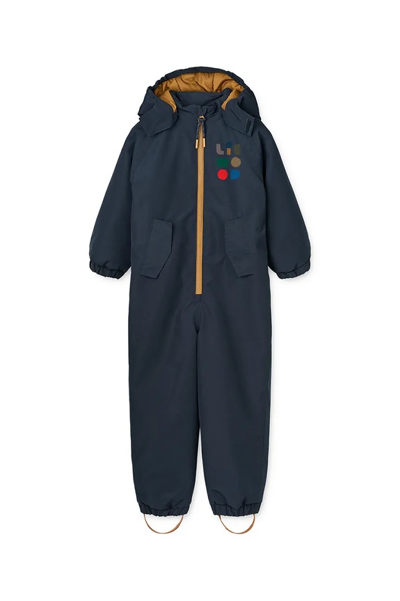 Dječji kombinezon Liewood Maddy Snowsuit Planet friendly mornarsko plava LW20051.9BYA