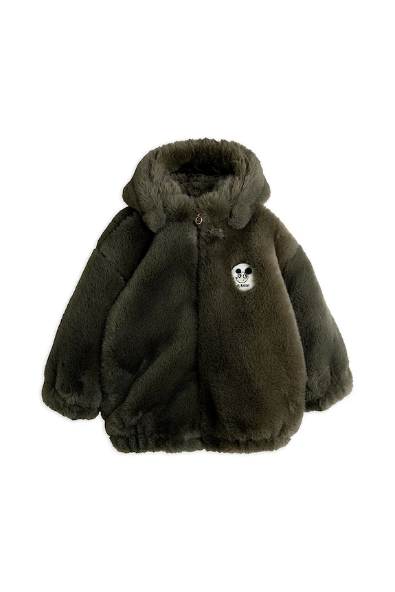 Mini Rodini kurtka dziecięca Ritzratz 25710107 szary AW25