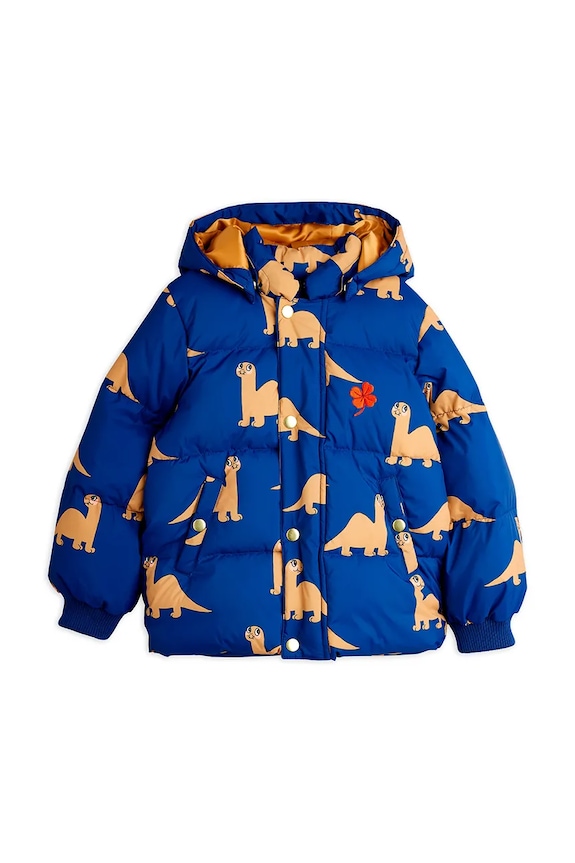 Mini Rodini kurtka dziecięca Dinos 25710109 niebieski AW25