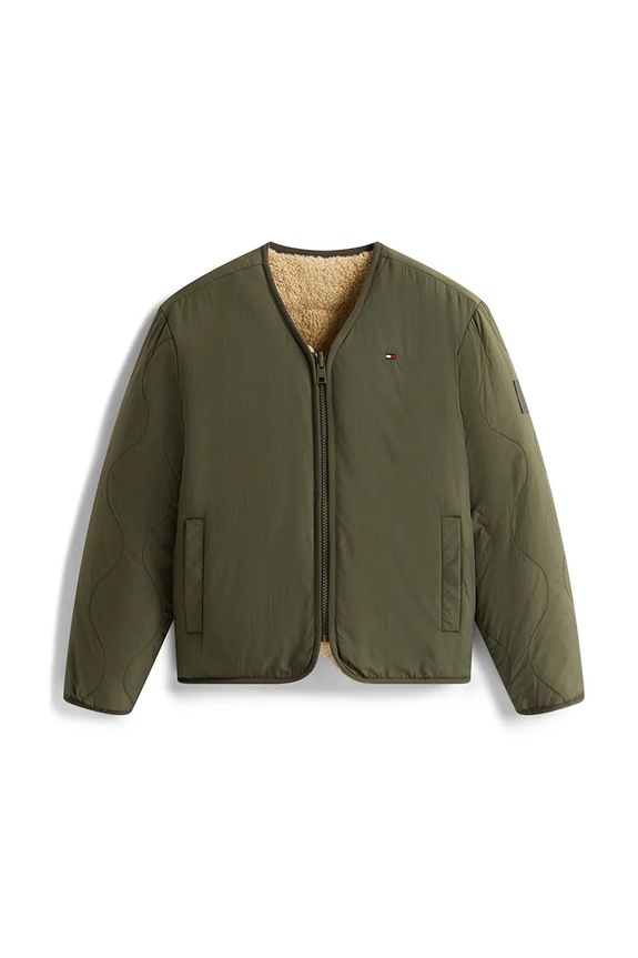 Κοριτσίστικα Παιδικό μπουφάν Tommy Hilfiger KS0KS00657.9BYA μπεζ