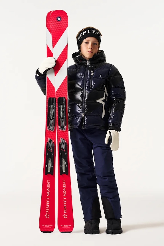 Dječja pernata skijaška jakna Perfect Moment super mojo jacket K6000013 mornarsko plava