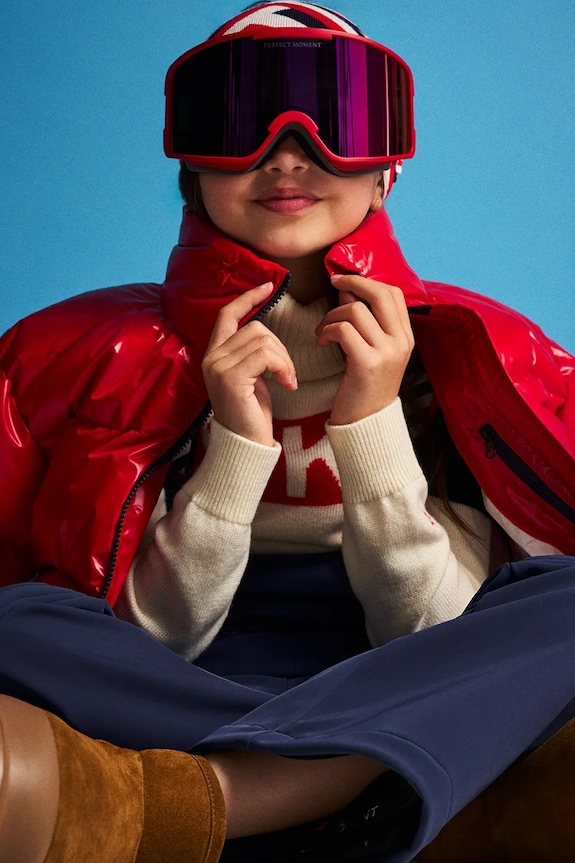 Dječja skijaška jakna Perfect Moment nuuk puffer jacket K6000016