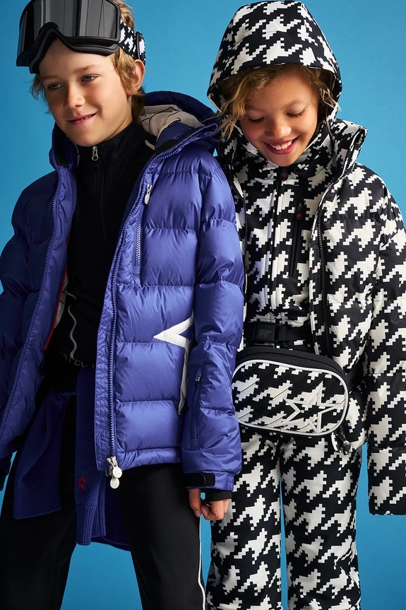 Παιδικό μπουφάν για σκι Perfect Moment nuuk puffer jacket K6000016