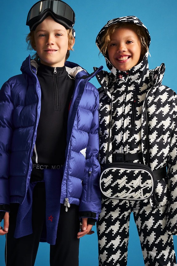 Παιδικό μπουφάν για σκι Perfect Moment nuuk puffer jacket K6000016