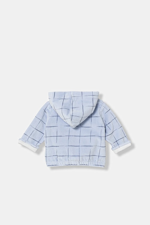 Kojenecká mikina United Colors of Benetton 3EOAA501Q.W.Seasonal modrá AW25