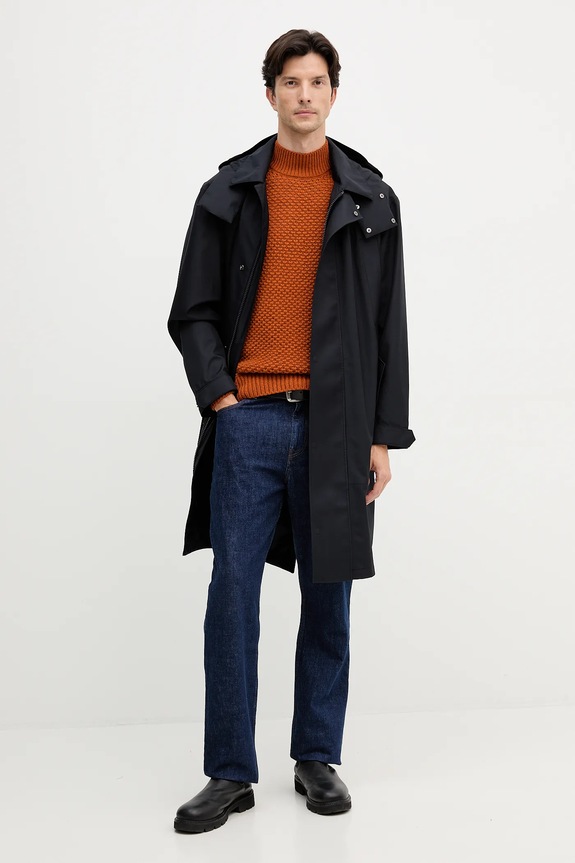 BOSS płaszcz BECKHAM X BOSS 50553094 czarny AW25