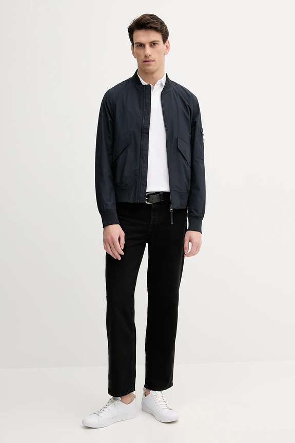 Bunda Tommy Hilfiger MW0MW39629 tmavomodrá AW25