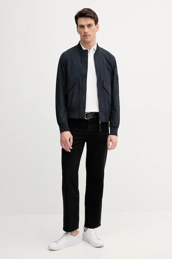 Bunda Tommy Hilfiger MW0MW39629 tmavomodrá AW25