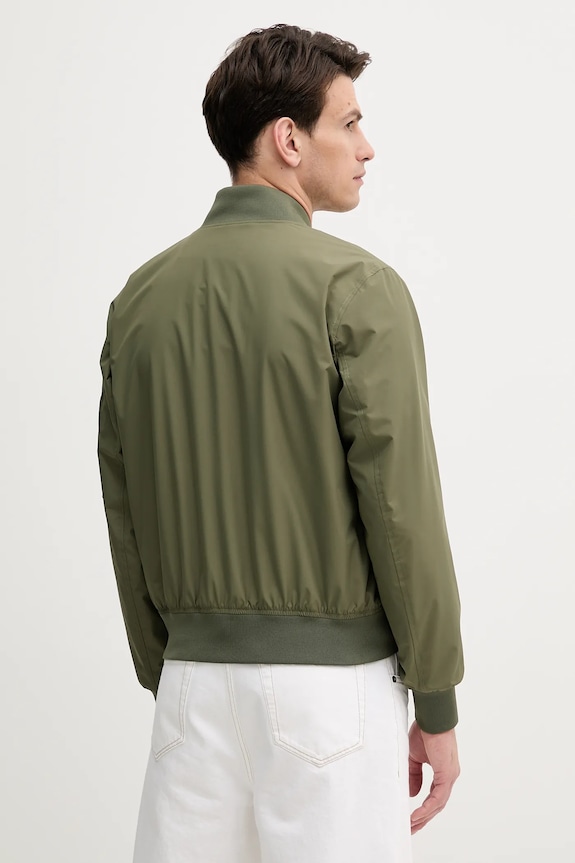 Odzież Tommy Hilfiger kurtka MW0MW39629 zielony