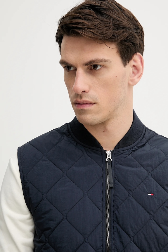 Tommy Hilfiger vestă bleumarin MW0MW39647