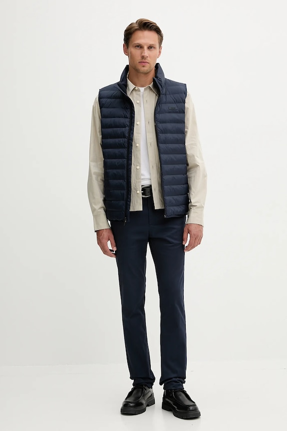 Αμάνικο μπουφάν Calvin Klein LV04LC509G σκούρο μπλε SS26