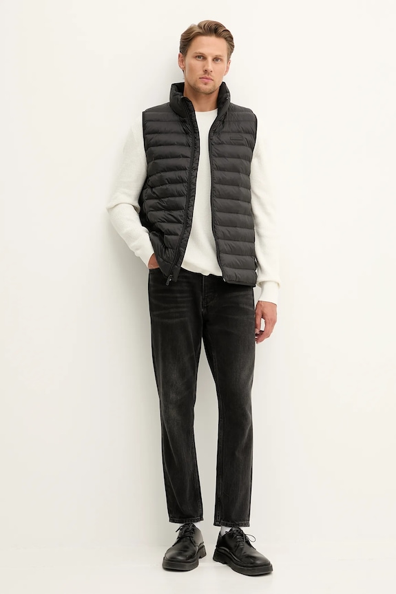 Αμάνικο μπουφάν Calvin Klein LV04LC509G μαύρο SS26