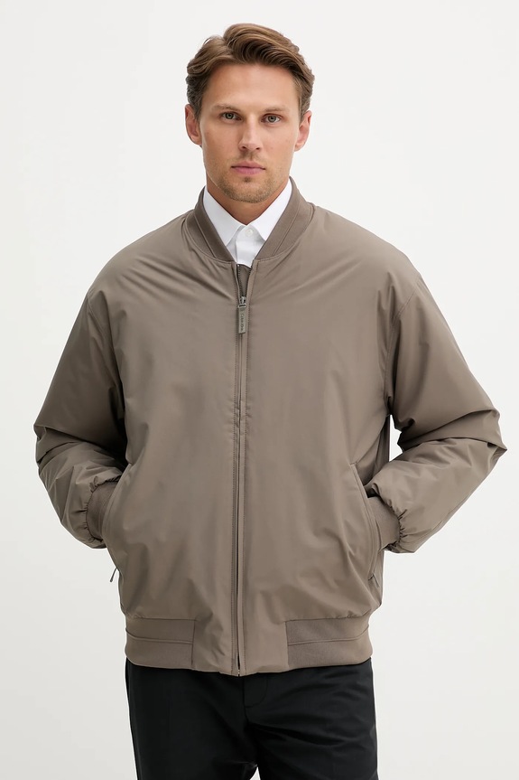 Μπουφάν bomber Calvin Klein άλλο καφέ LV04LC513G