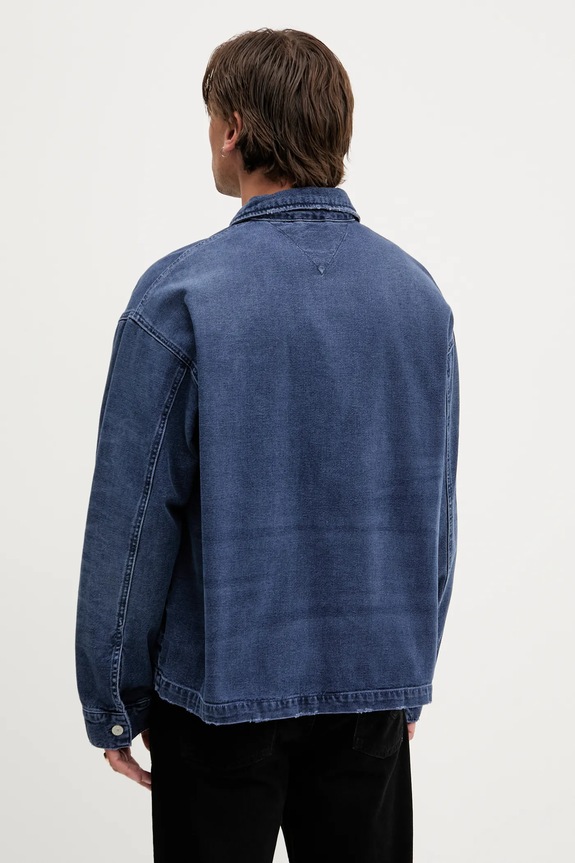 Oblečenie Košeľové sako Tommy Jeans DM0DM21833 tmavomodrá