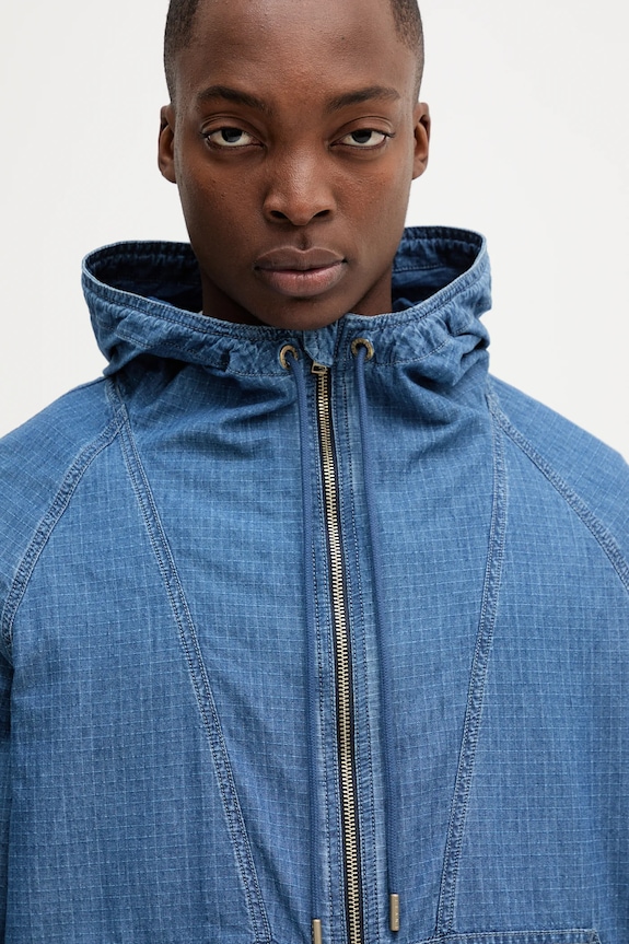Rifľová bunda Tommy Jeans tmavomodrá DM0DM21243