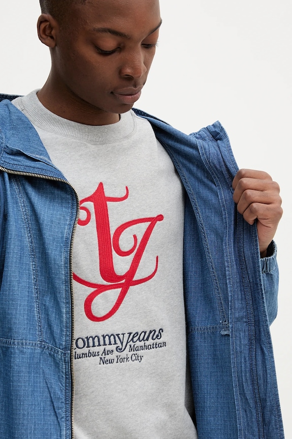 Rifľová bunda Tommy Jeans DM0DM21243