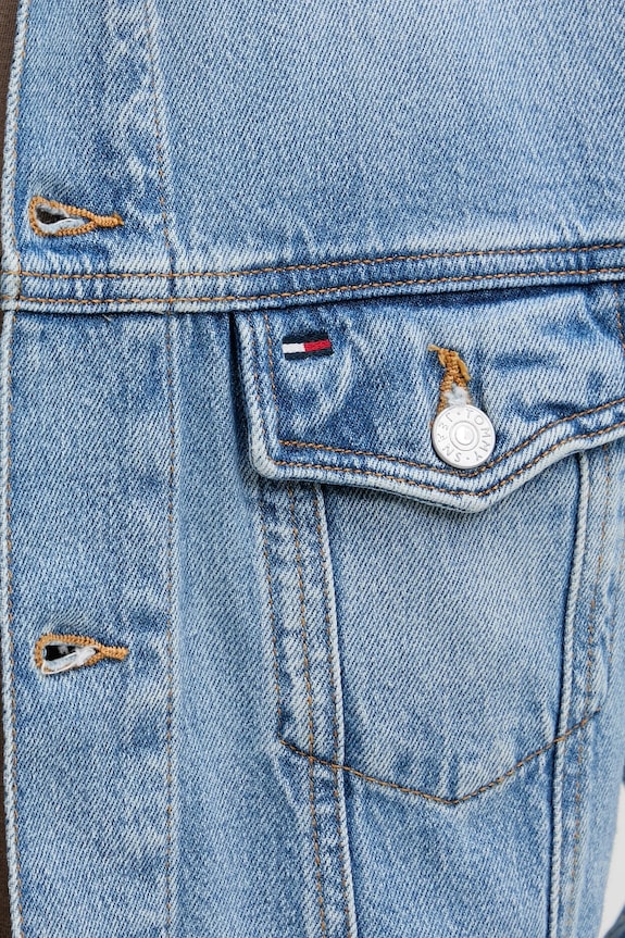 Džínová bunda Tommy Jeans DM0DM21916 modrá