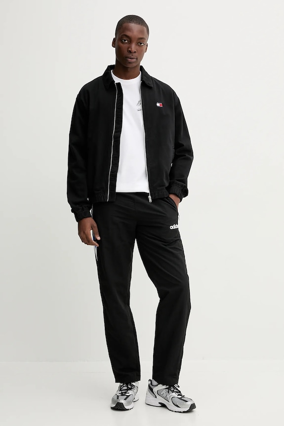 Tommy Jeans geacă jeans DM0DM21930 negru AW25