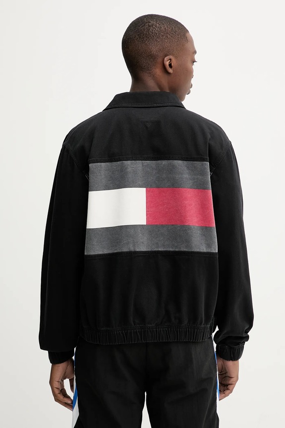 Îmbrăcăminte Tommy Jeans geacă jeans DM0DM21930 negru