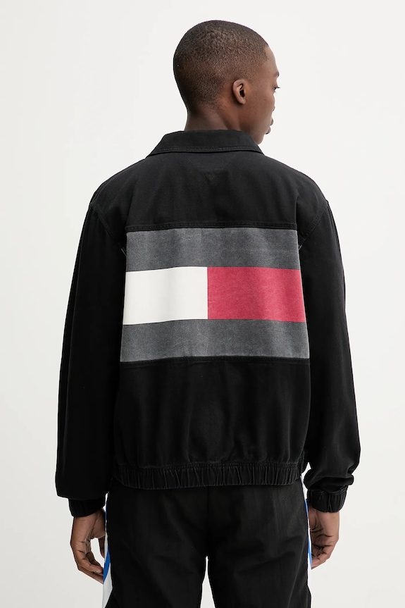 Îmbrăcăminte Tommy Jeans geacă jeans DM0DM21930 negru