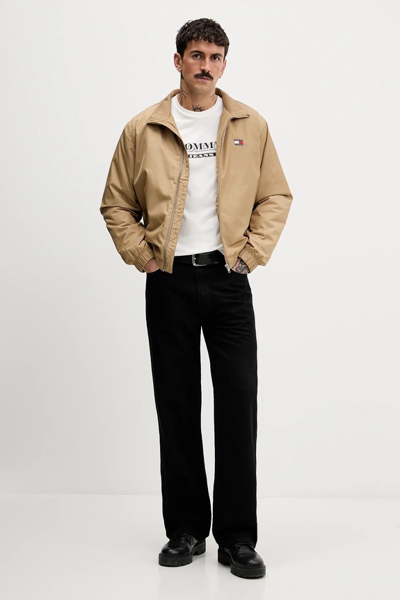 Tommy Jeans kurtka DM0DM21936 brązowy SS26