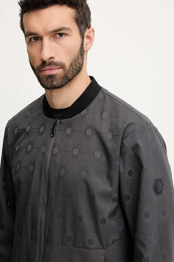 Bunda BOSS Green J_Future Bomber sivá 50547181