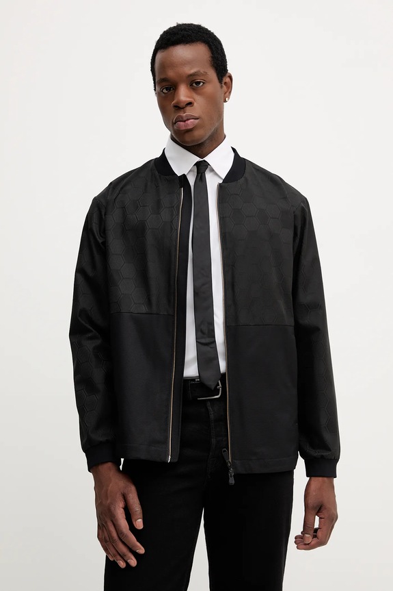 Bunda BOSS Green J_Future Bomber nezateplené čierna 50547181