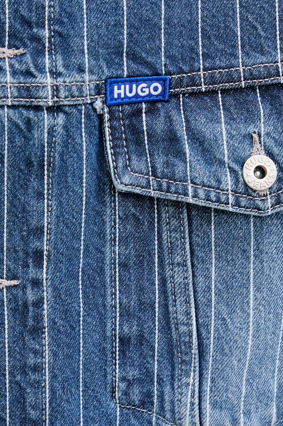 Rifľová bunda Hugo Blue Kirkby 50541710 modrá
