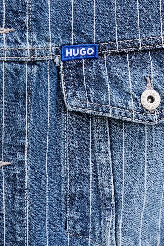 Rifľová bunda Hugo Blue Kirkby 50541710 modrá