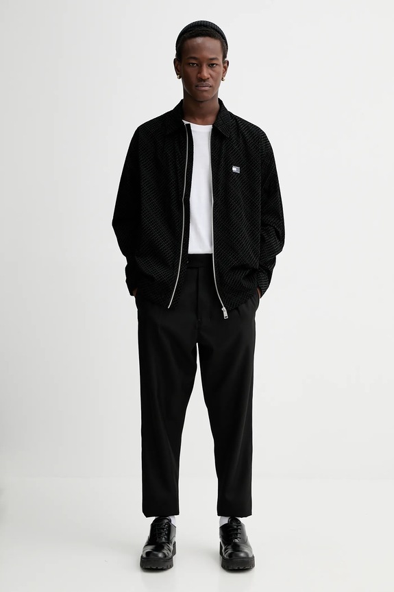 Μπουφάν Tommy Jeans DM0DM22263 μαύρο AW25