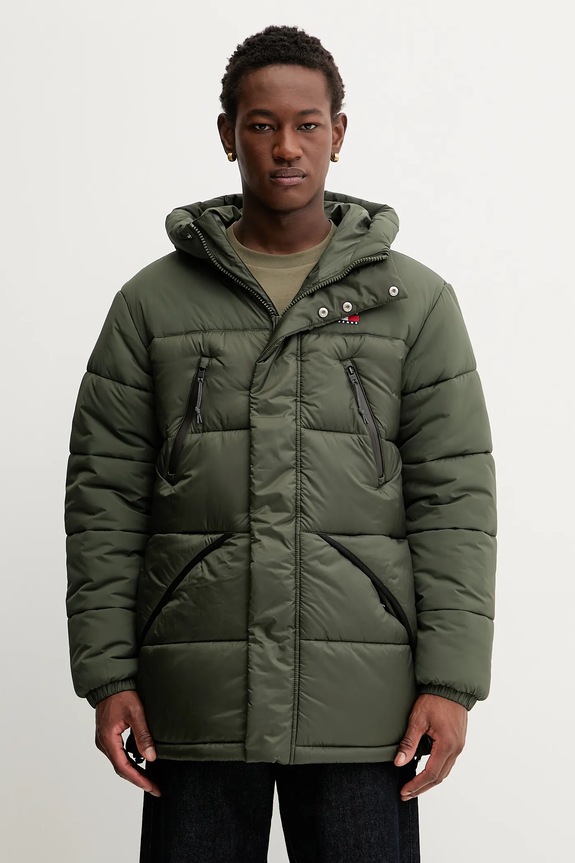 Tommy Jeans kurtka pozostałe zielony DM0DM22249