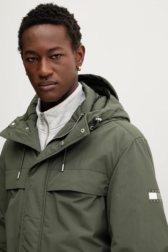Tommy Jeans parka zielony DM0DM22251