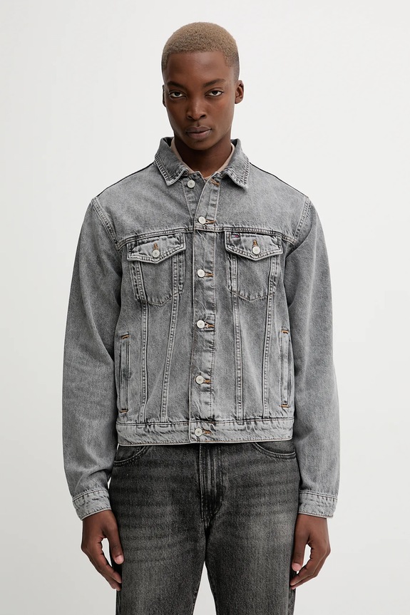 Abbigliamento Tommy Jeans giacca di jeans DM0DM21964 grigio
