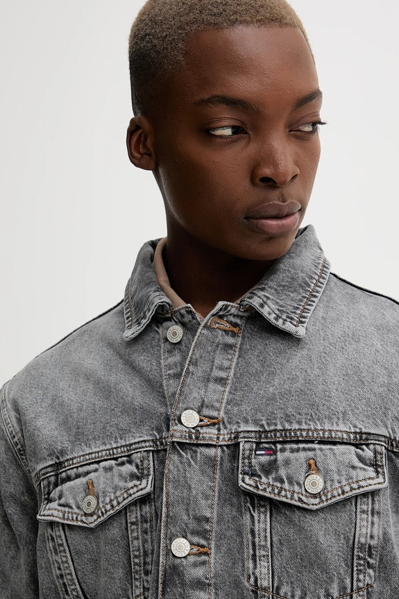 Tommy Jeans giacca di jeans grigio DM0DM21964