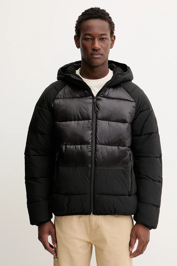 Tommy Jeans geacă cu captuseala negru DM0DM22034