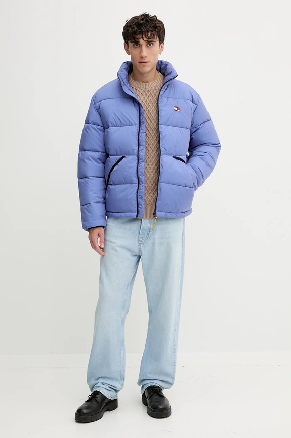 Tommy Jeans kurtka DM0DM22040 fioletowy AW25