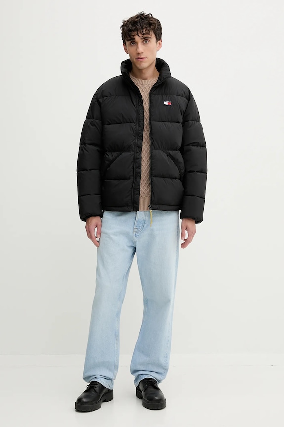 Μπουφάν Tommy Jeans DM0DM22040 μαύρο AW25