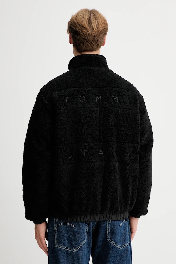 Obojstranná bunda Tommy Jeans DM0DM22064 modrá