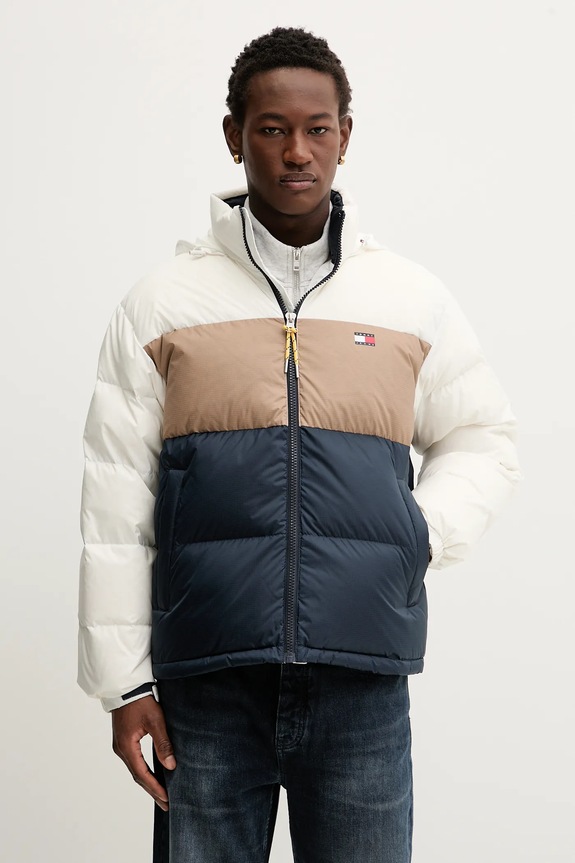 Tommy Jeans kurtka puchowa pozostałe granatowy DM0DM22117