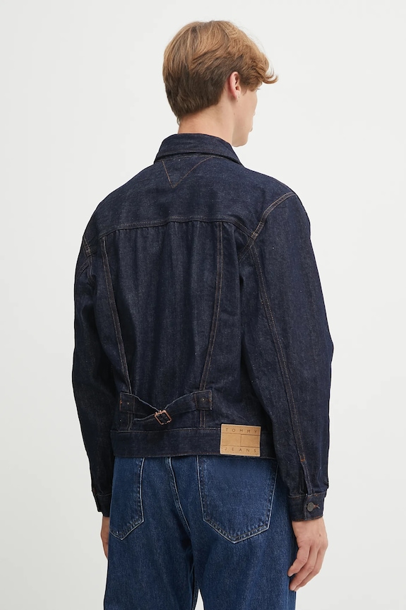 Oblečenie Rifľová bunda Tommy Jeans DM0DM22141 tmavomodrá
