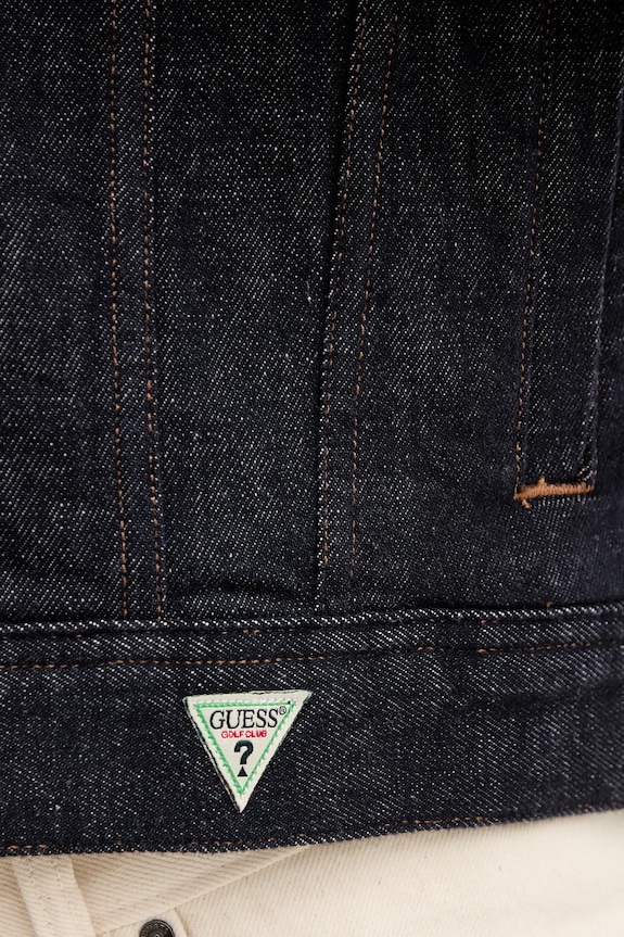 Guess geacă jeans DILLON M5YXN1.D5QC2 bleumarin