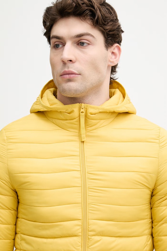 United Colors of Benetton jachetă bărbați galben 2TWDUN06I