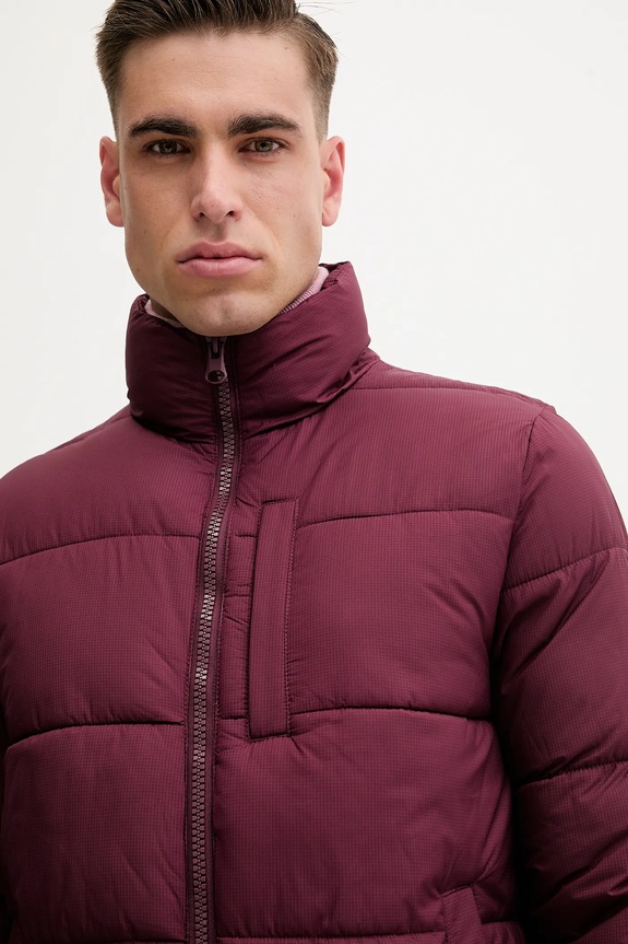 United Colors of Benetton kurtka bordowy 2NBPUN06J