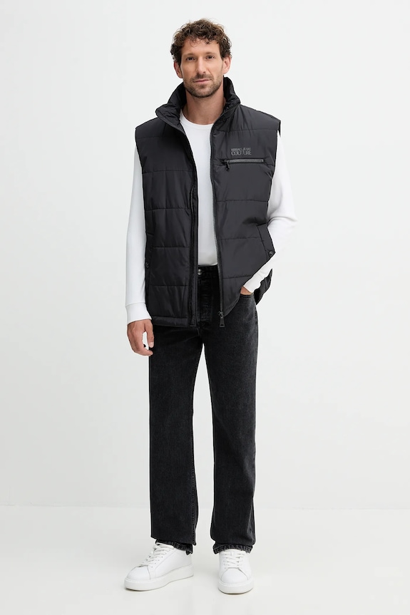 Vesta Versace Jeans Couture 79GAPD21.CQ22D čierna AW25