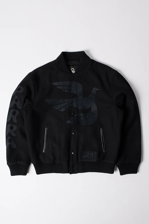 Bomber bunda s vlnou by Parra Not movie quality varsity bomber černá 54365