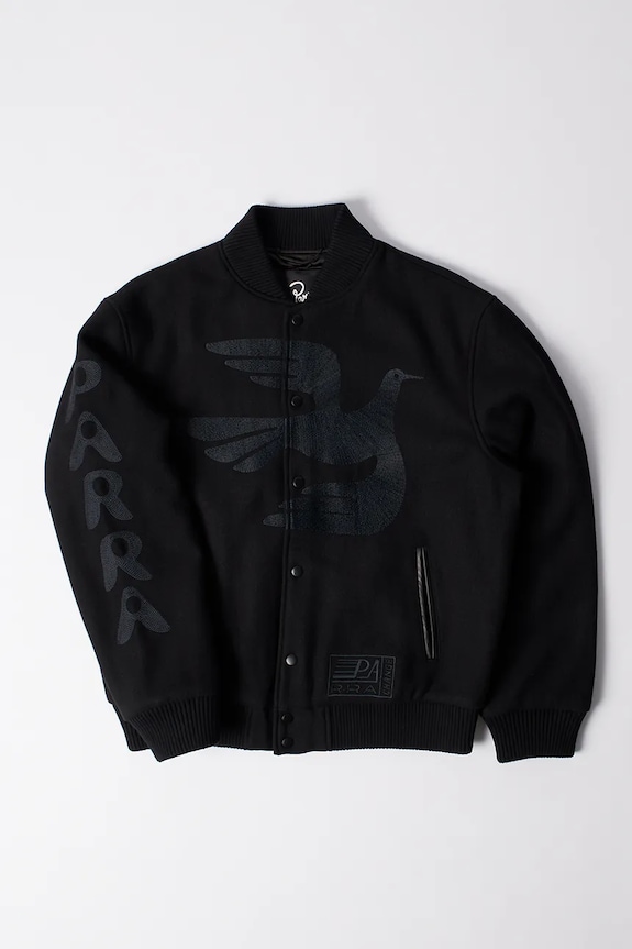 Oblečení Bomber bunda s vlnou by Parra Not movie quality varsity 54365 černá