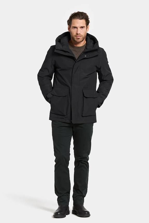 Didriksons kurtka LIAM 505881 czarny AW25